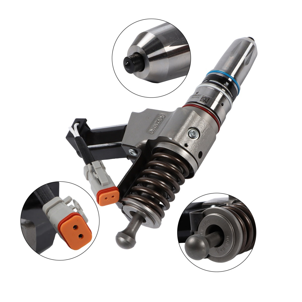Fuel Injector 3411763 Compatible with Cummins N14 NH NT 14.0L Engine