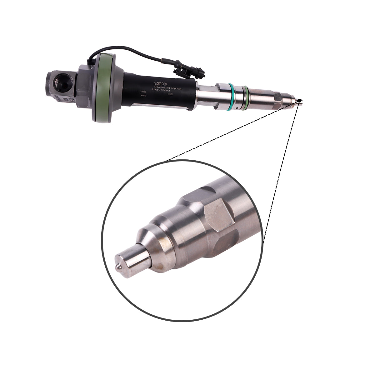 Fuel Injector 4955526 Compatible with Cummins Engine QSK50 QSK38 QSK19 KTA19 K19