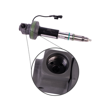 Fuel Injector 4955526 Compatible with Cummins Engine QSK50 QSK38 QSK19 KTA19 K19