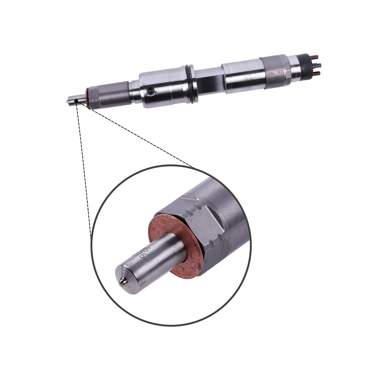 Fuel Injector 5010477874 0445120020 Compatible with Renault Premium Kerax Iveco Truck