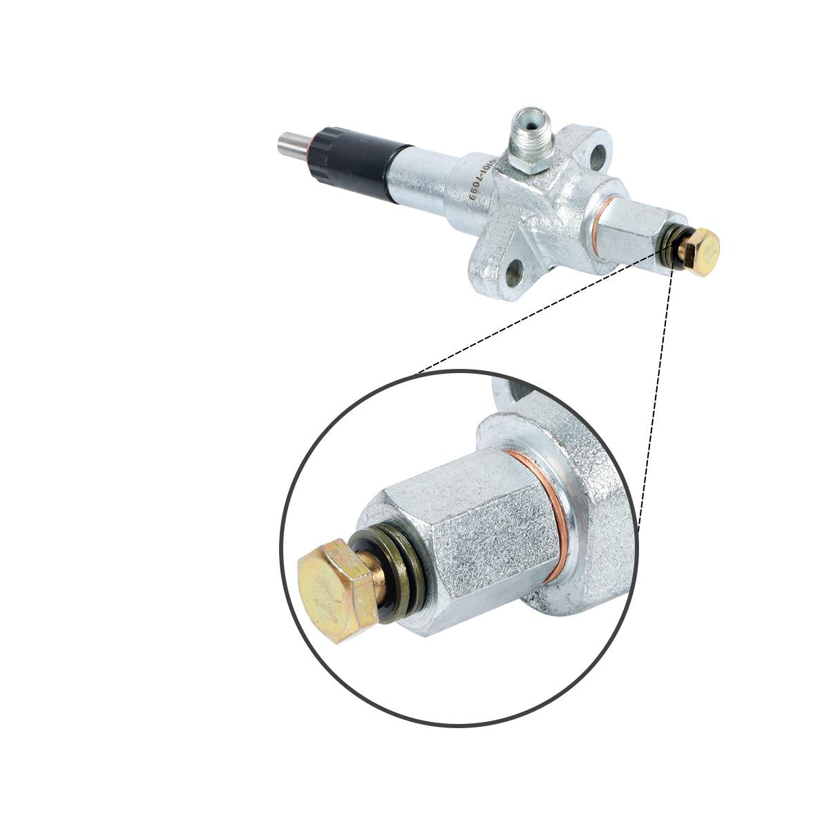 Fuel Injector 65.10101-7099 Compatible with Doosan Daewoo DB58 DB58TIS Engine Excavator Solar 225LC-V 230LC-V 255LC-V