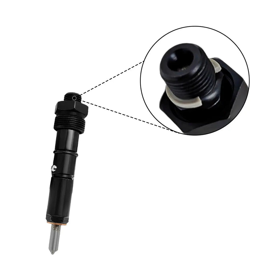 4-Pack Fuel Injector 6738-11-3090 Compatible with Komatsu PC200-7 Excavator 4D102 6D102 Engine