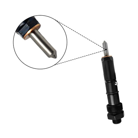 4-Pack Fuel Injector 6738-11-3090 Compatible with Komatsu PC200-7 Excavator 4D102 6D102 Engine