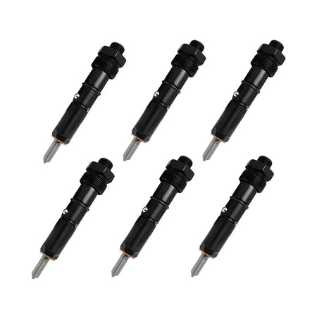 4-Pack Fuel Injector 6738-11-3090 Compatible with Komatsu PC200-7 Excavator 4D102 6D102 Engine