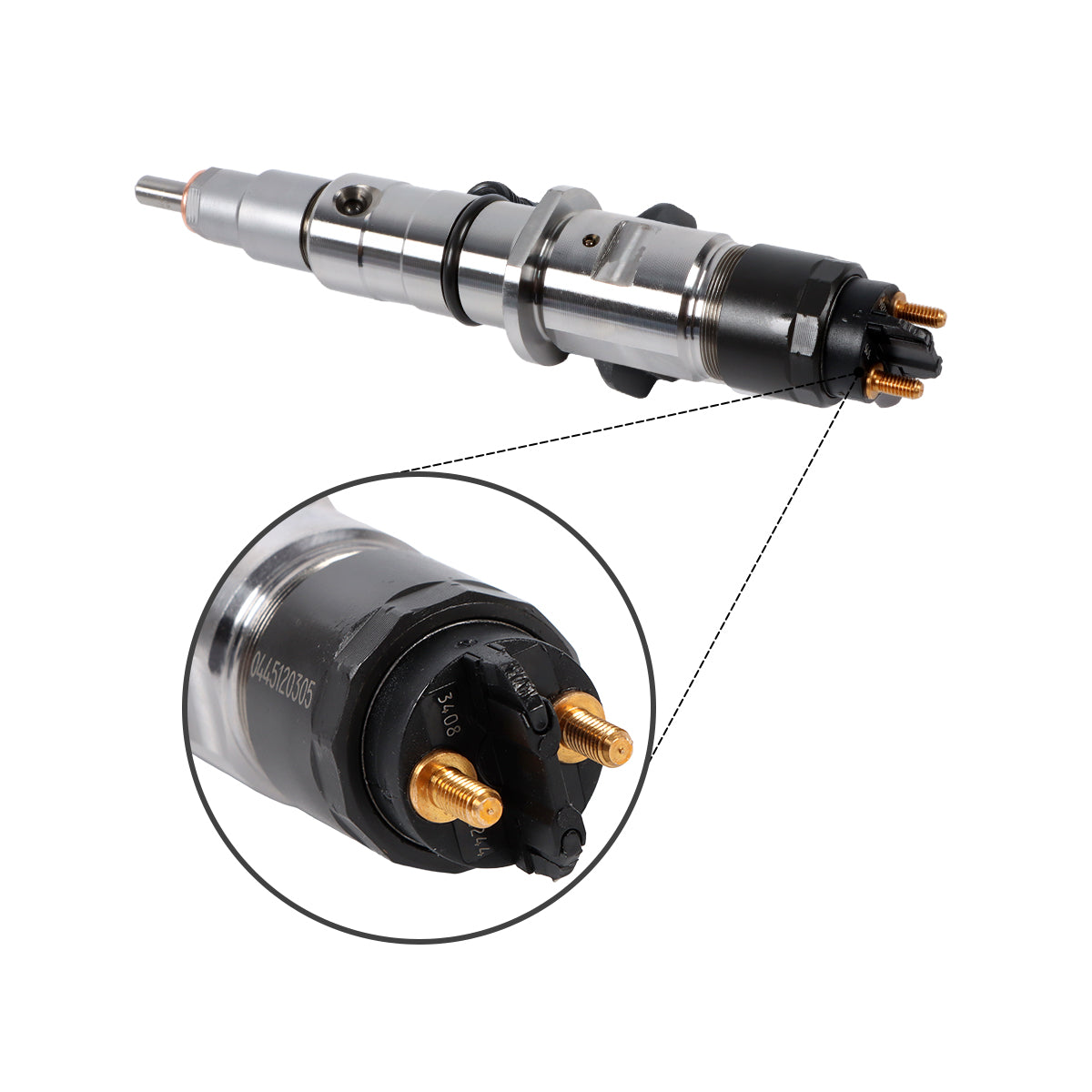 Fuel Injector 6746-11-3100 0445120305 Compatible with Komatsu PC300-10 PC350-10 6D114E5