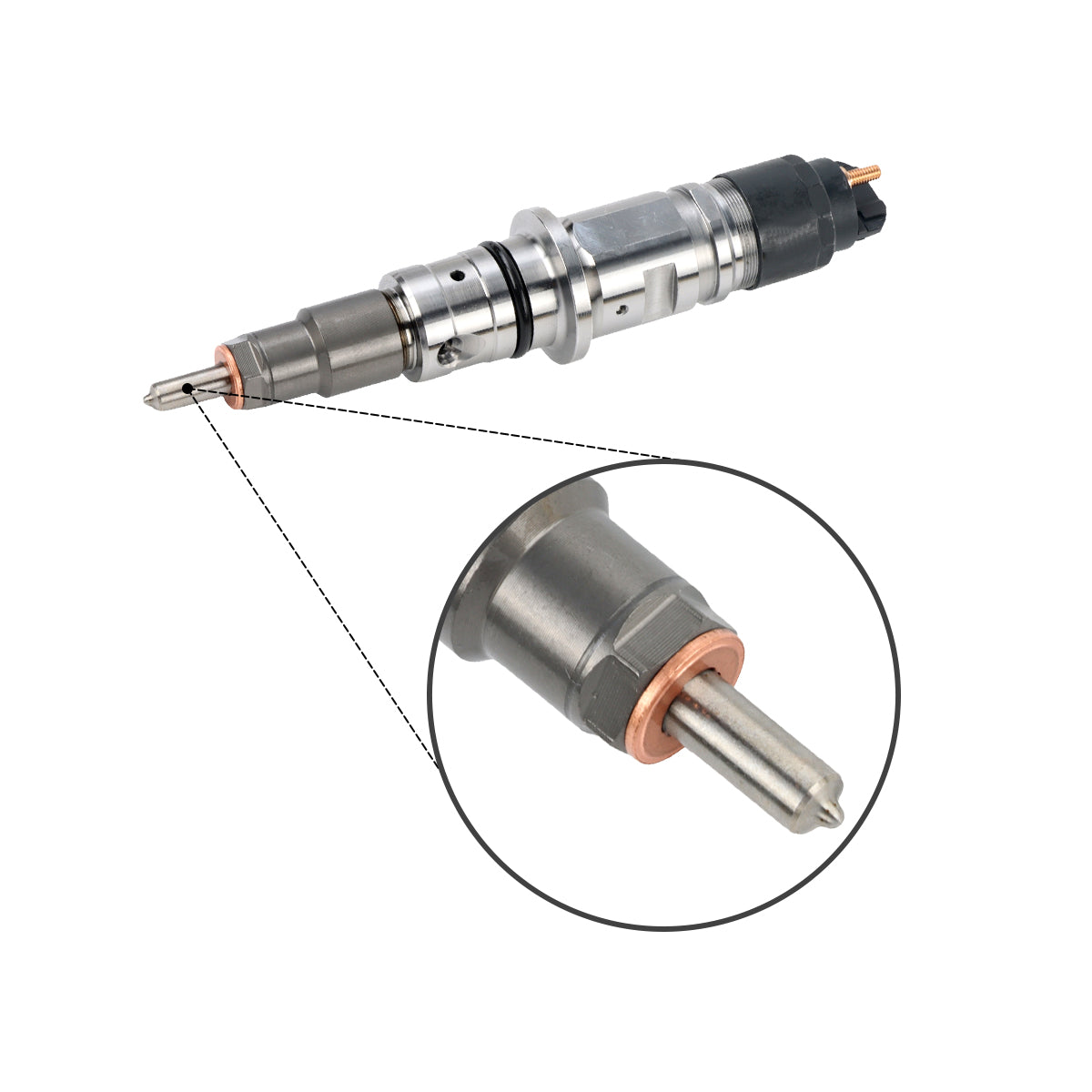 Fuel Injector 6755-11-3100 Compatible with Komatsu PC220-10 PC290LC-10 SAA6D107E-2 Engine