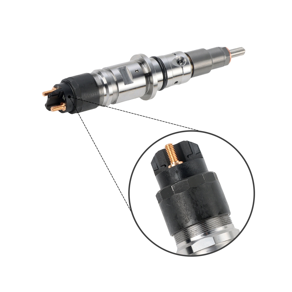 Fuel Injector 6755-11-3100 Compatible with Komatsu PC220-10 PC290LC-10 SAA6D107E-2 Engine