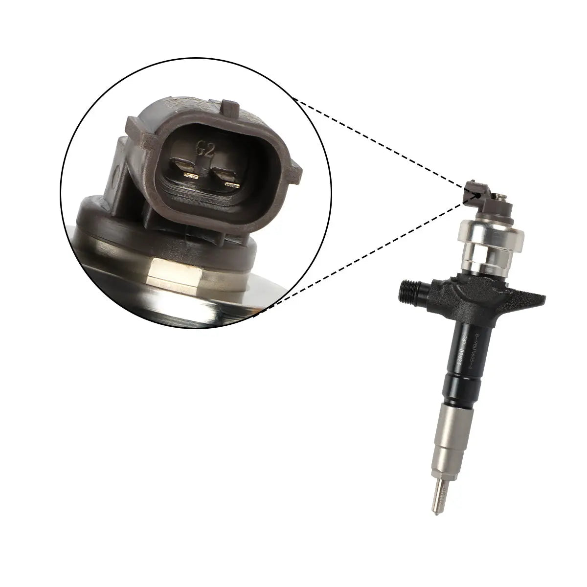 Fuel Injector 8-98011605-4 Compatible with Isuzu Truck Chevrolet D-Max 2.5L Engine