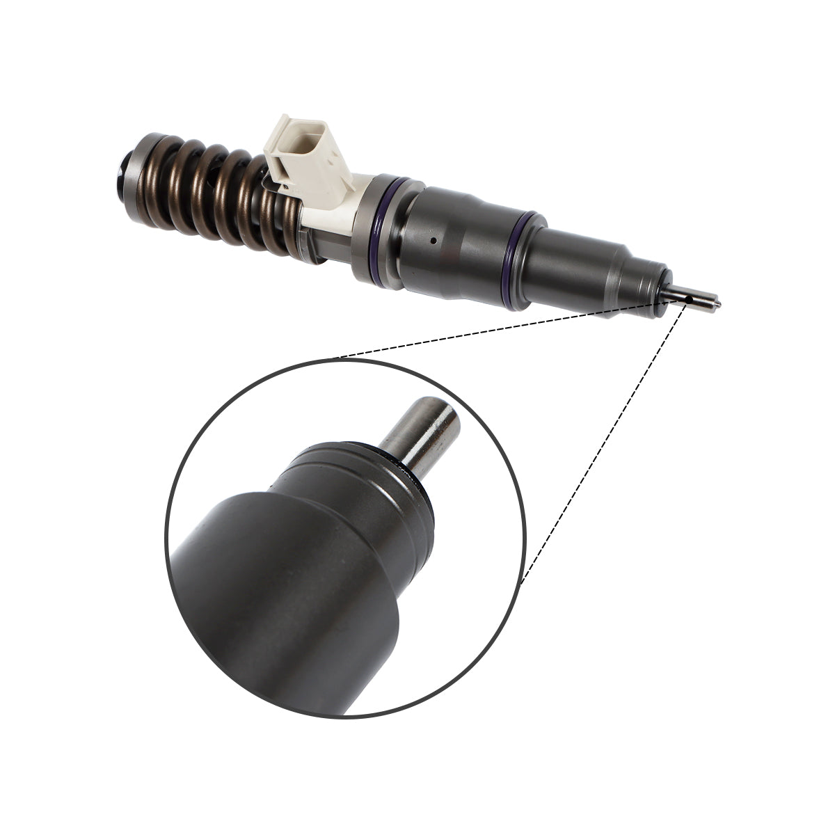 Fuel Injector 20702362 BEBE4D09001 BEBE4D33001 Compatible with MACK MD11 3504 Engine