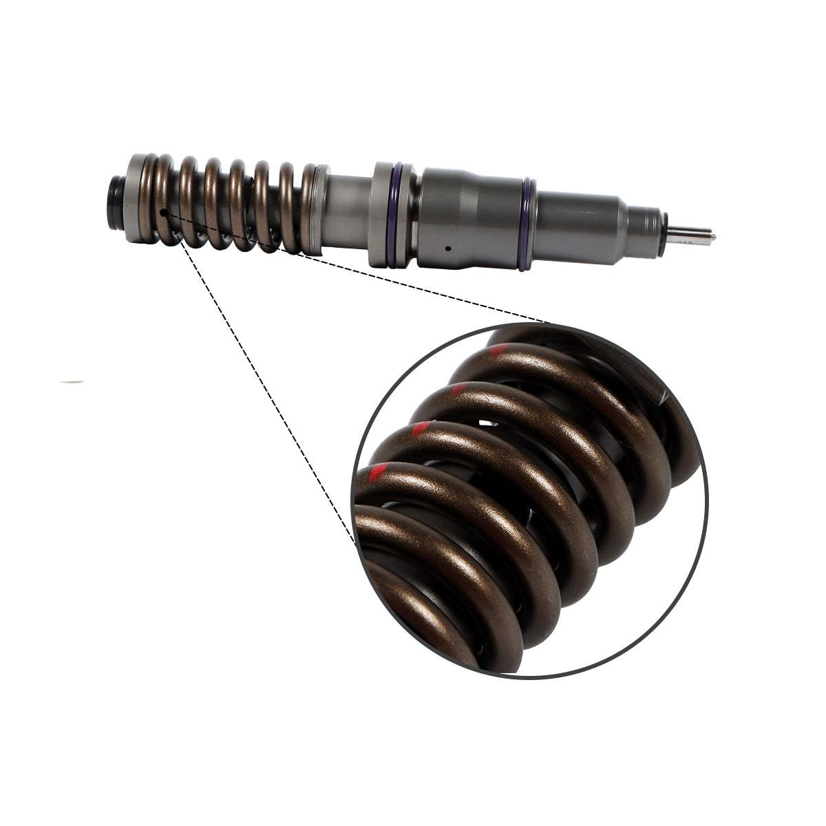 Fuel Injector 20702362 BEBE4D09001 BEBE4D33001 Compatible with MACK MD11 3504 Engine