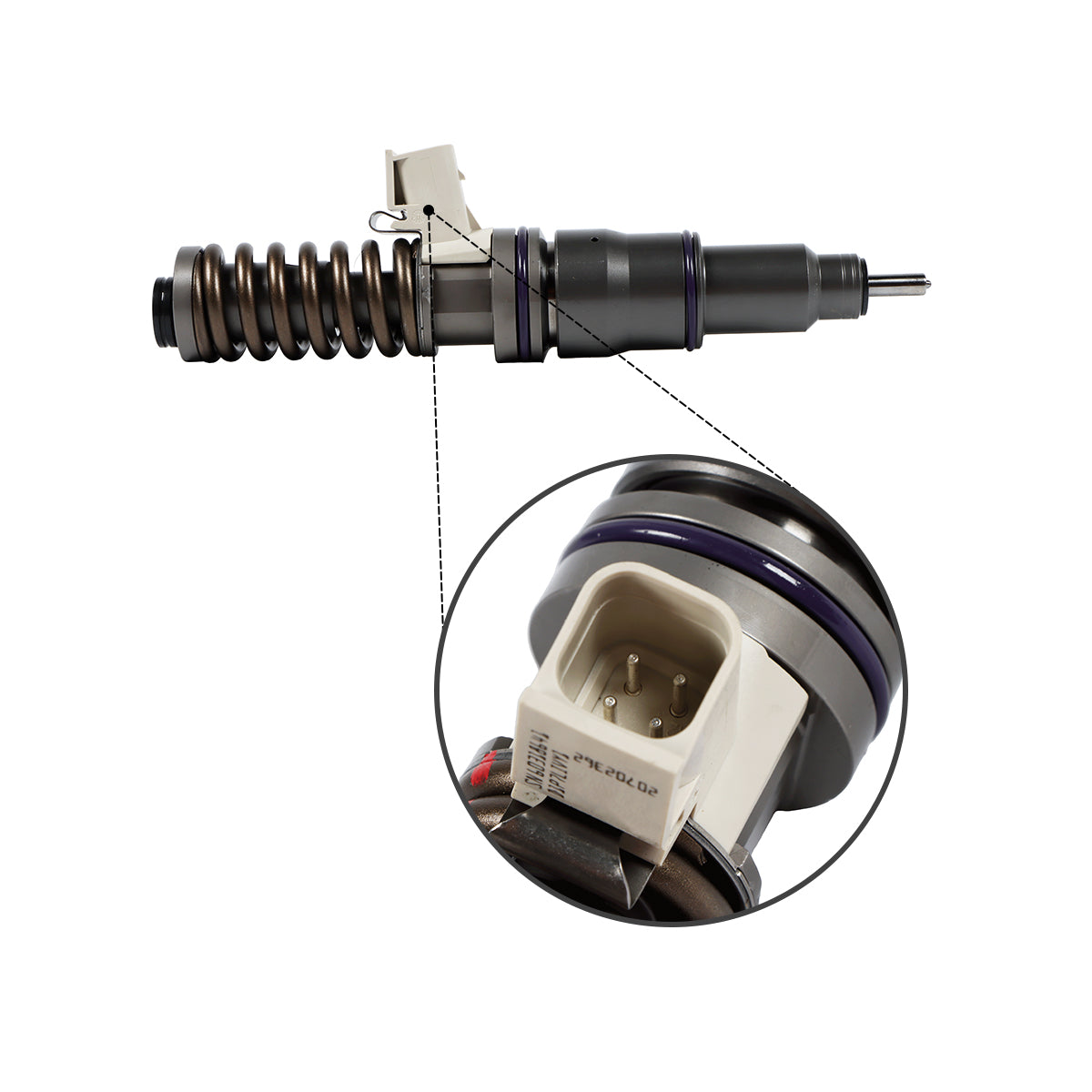 Fuel Injector 20702362 BEBE4D09001 BEBE4D33001 Compatible with MACK MD11 3504 Engine