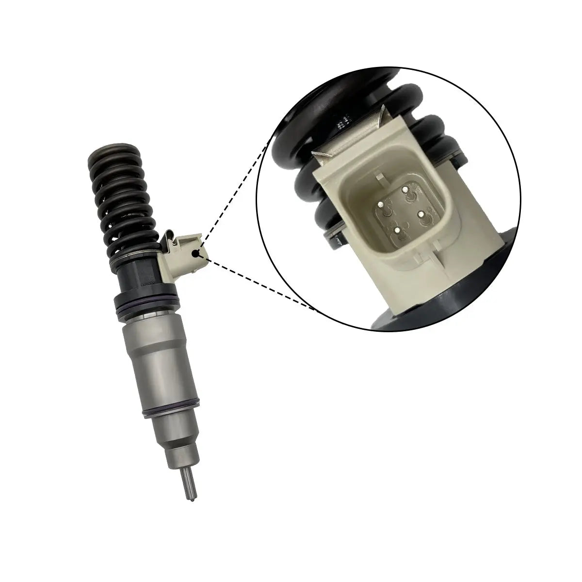 Fuel Injector FE4E00001 Compatible with Detroit Series 60 14.0L Diesel Engine