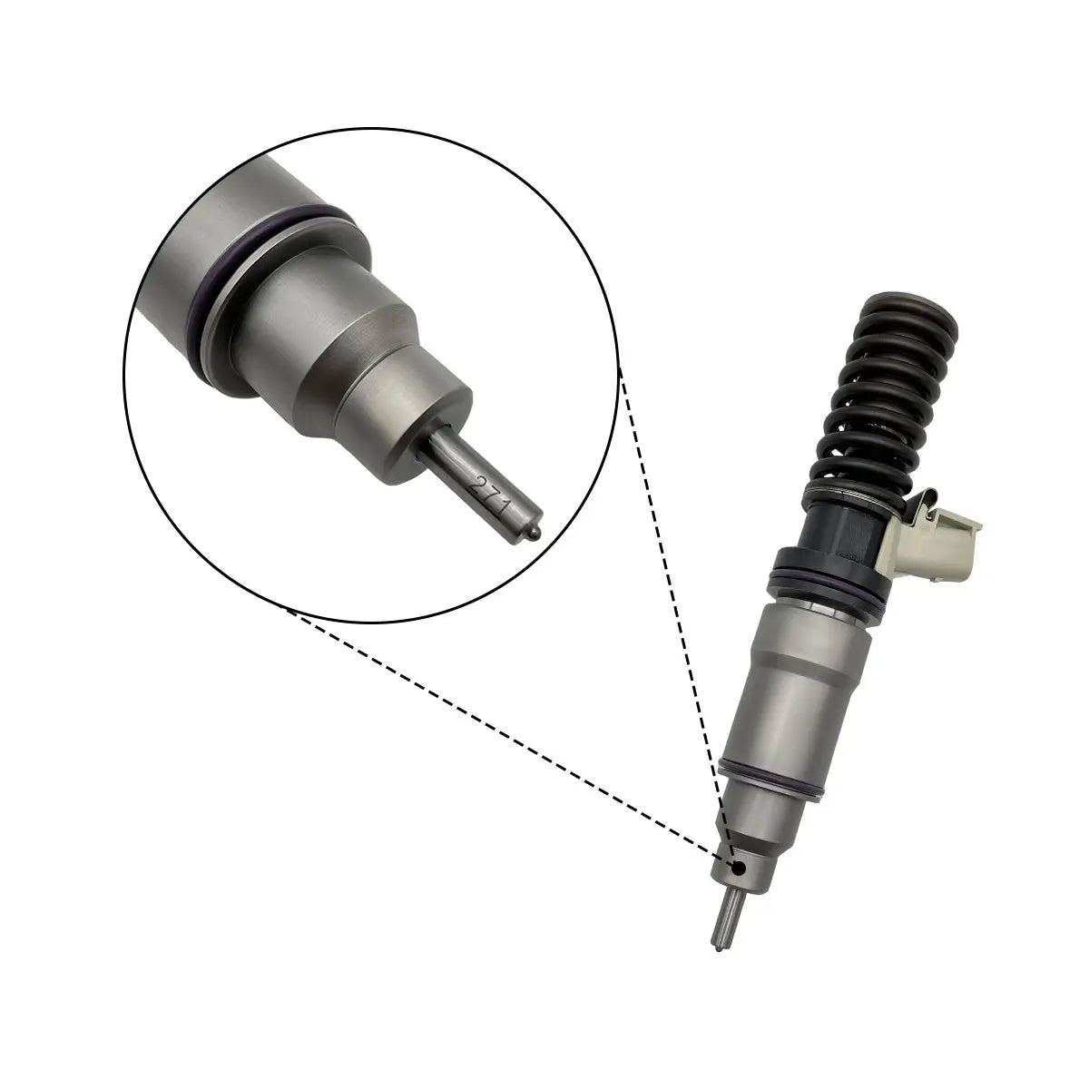 Fuel Injector FE4E00001 Compatible with Detroit Series 60 14.0L Diesel Engine