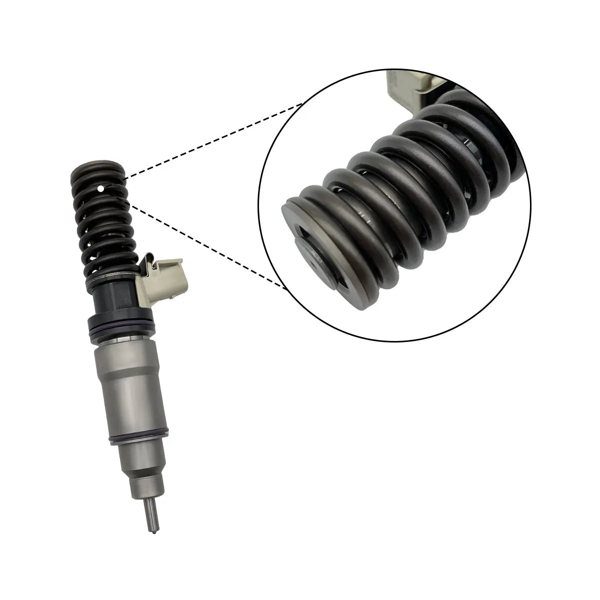 Fuel Injector FE4E00001 Compatible with Detroit Series 60 14.0L Diesel Engine