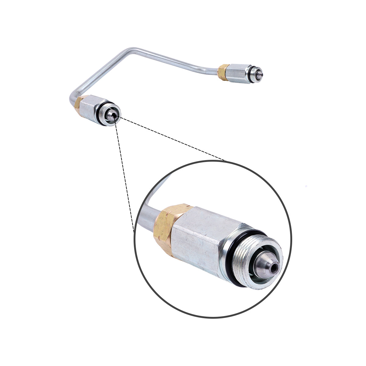 Fuel Injector Supply Tube 2896823 Compatible with Cummins Engine QSK38 QSK50 QSK60