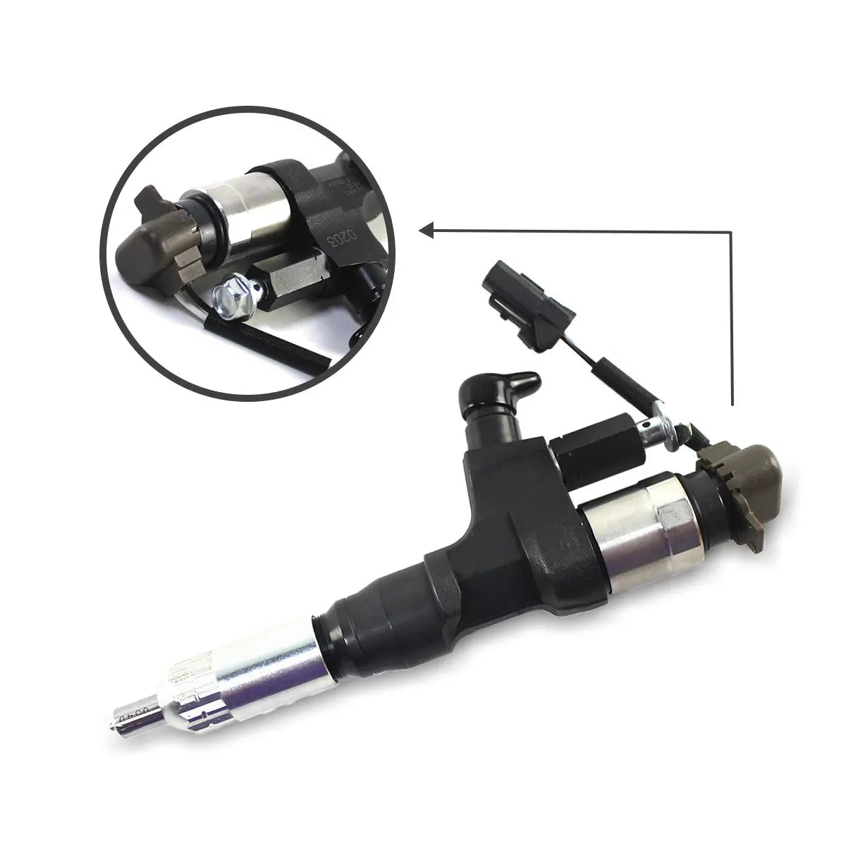 23670E0400 295050-0230 Fuel Injector Compatible with Hino J08E Engine Kobelco SK330-8