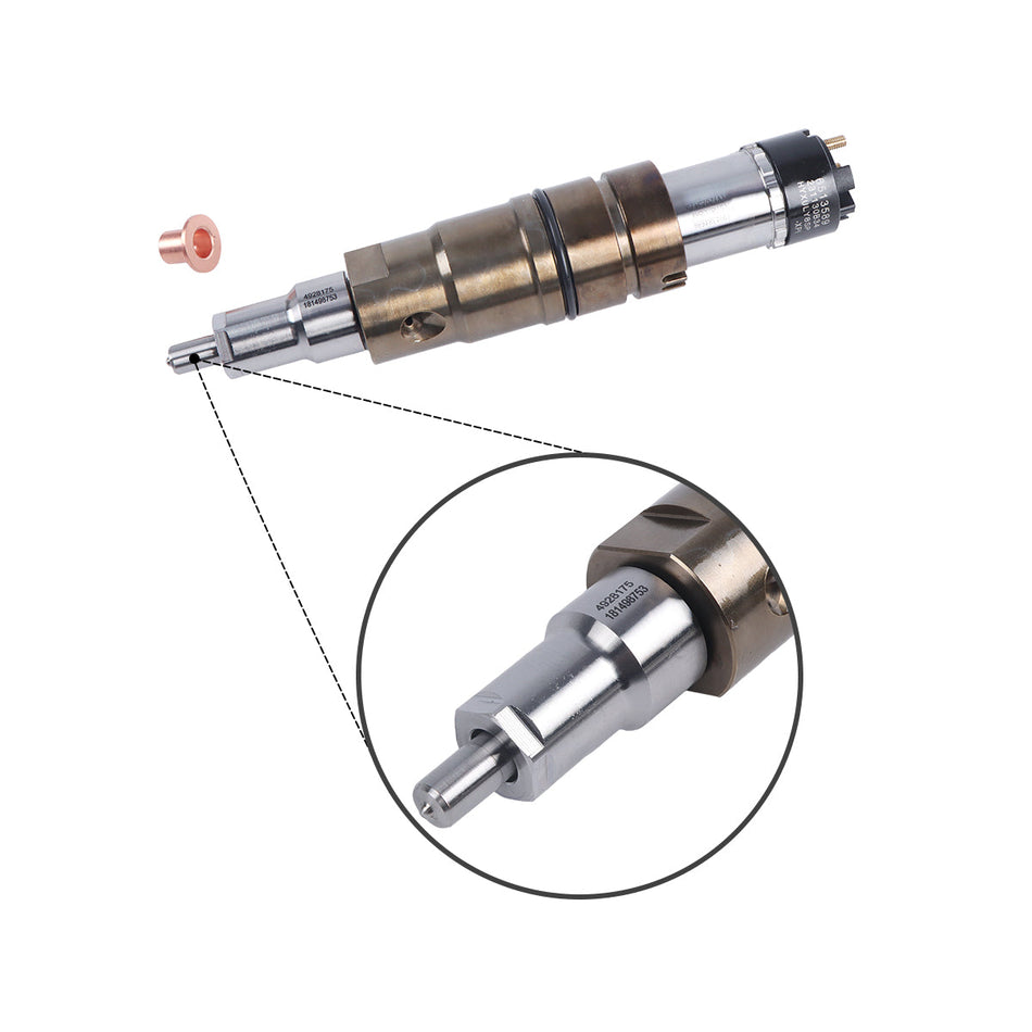 Fuel Injector with Tube 6513589 6513589PX Compatible with Cummins ISX X15 Engine