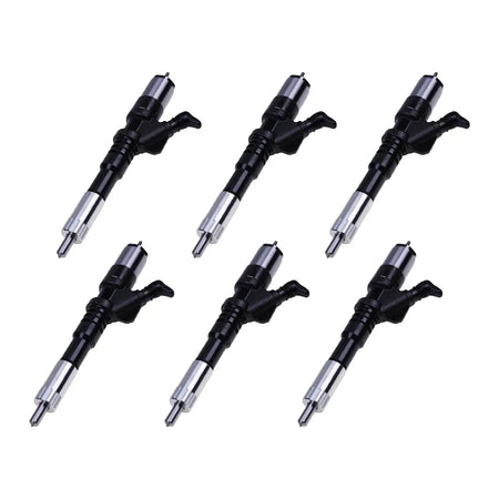 Fuel Injector 095000-0800 095000-0801 Compatible with Komatsu Engine SA6D125E 6D125 Excavator PC400-7