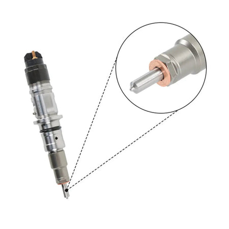 Fuel Injector 4994541 0445120199 Compatible with Cummins ISLE QSL8.9 QSL9 Engine Bosch