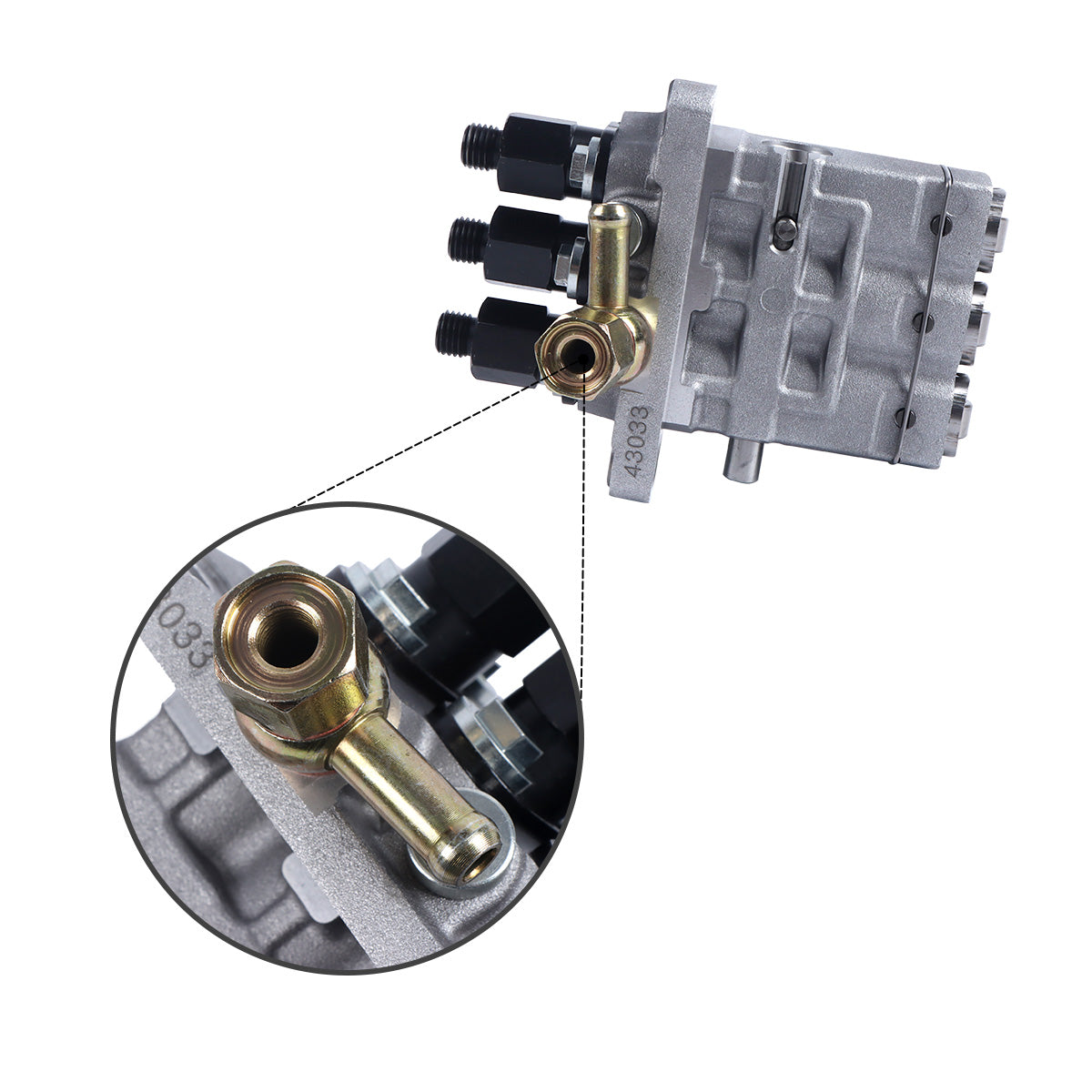 Topsealkit 104134-3033 fuel pump, for Kubota Perkins Engine 403C-11 403D-15 403F-15 - image 3