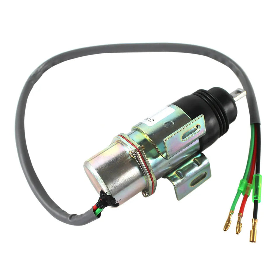 Fuel Shut Off Stop Solenoid Valve MV2-17A 12V for Aichi Lift Isuzu 4JG1 Engine 4JG2 6BG1 6BB1