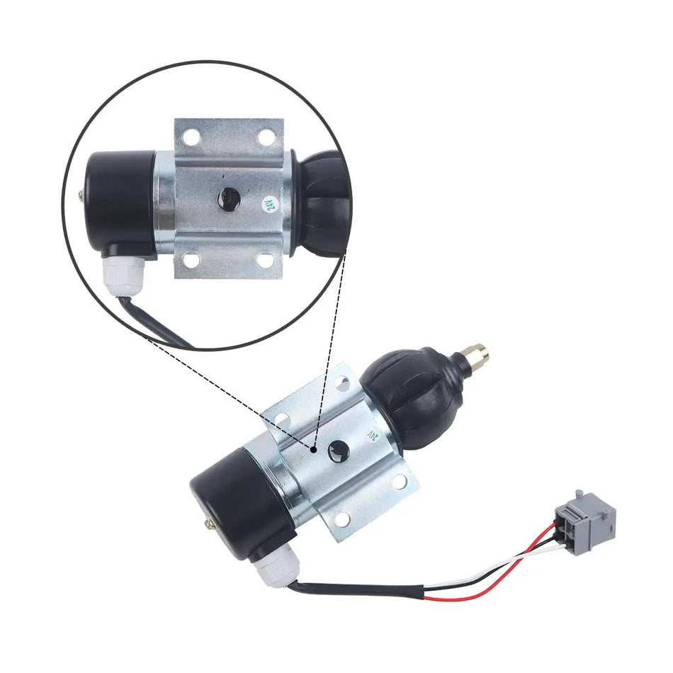 Topsealkit 1873718 fuel shut-off solenoid, for Volvo Engine TD61A - image 2