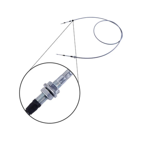 fuel throttle motor control cable 3.2M/126Inch Throttle006 for Komatsu Excavator PC200-5 - image 3