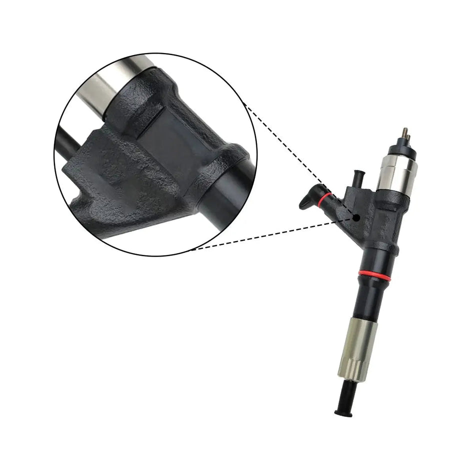 Fuel Injector 06K06116 095000-6701 R61540080017A Compatible with Denso Howo Sinotruk Ssangyong