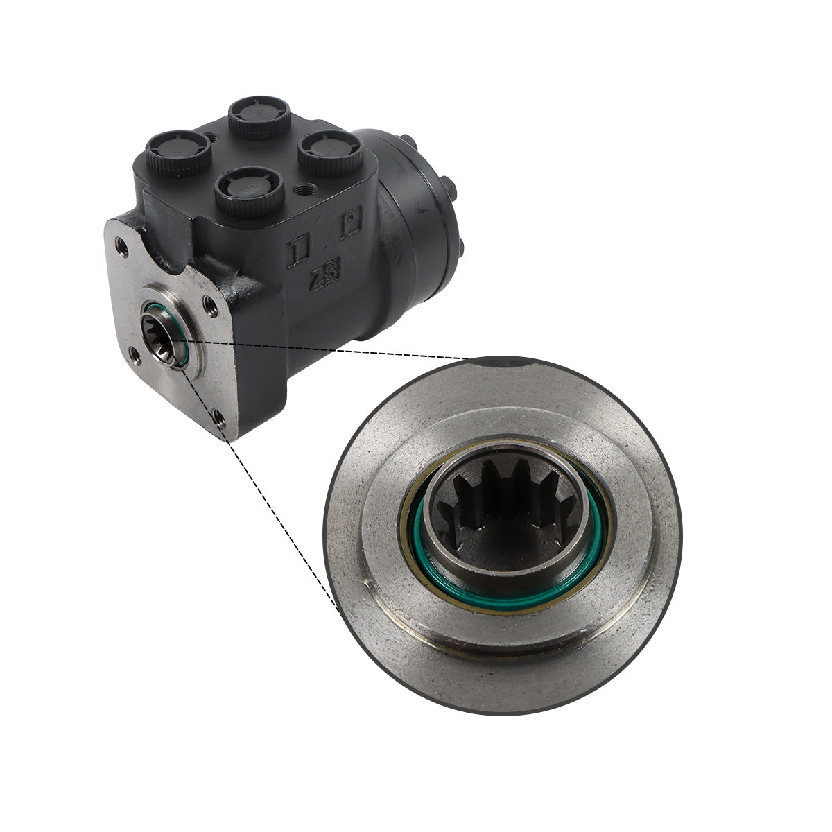 hydraulic steering valve 211-1010-002 for Eaton Char-Lynn - image 2