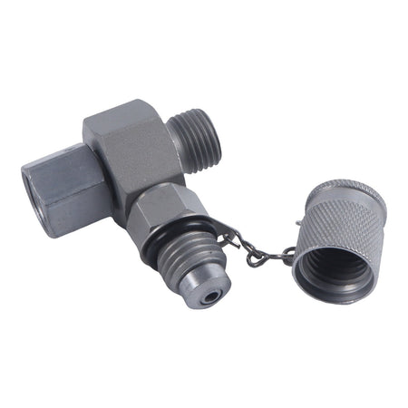 11-Piece Hydraulic Swivel Run Tee Connector Tester Coupling Set M14 to M26 for E - image 4