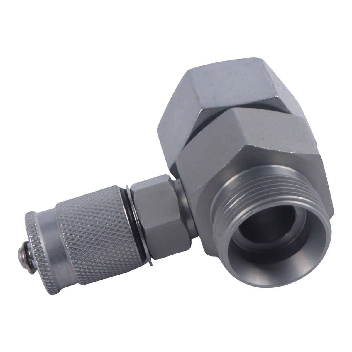 11-Piece Hydraulic Swivel Run Tee Connector Tester Coupling Set M14 to M26 for E - image 6
