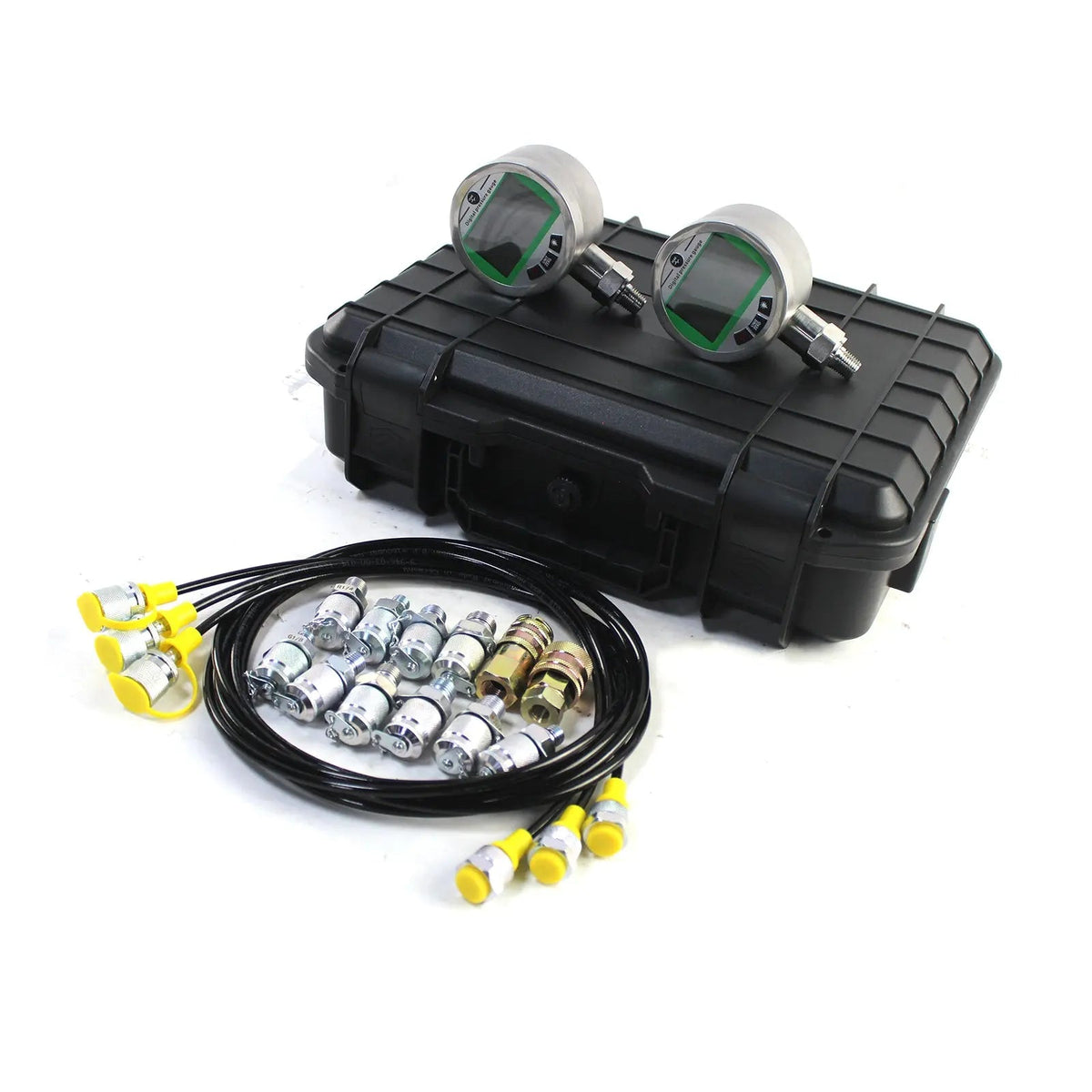 Digital Hydraulic Pressure Test Kit with 2 Gauges 80 MPa x2 for Excavators
