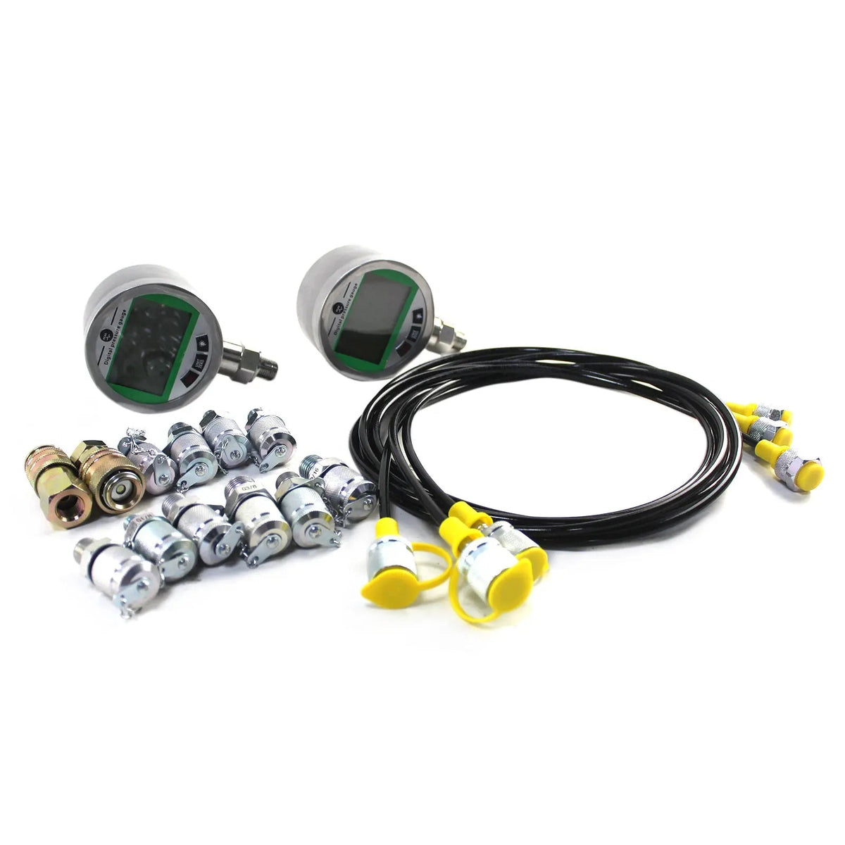 Digital Hydraulic Pressure Test Kit with 2 Gauges 80 MPa x2 for Excavators - image 4