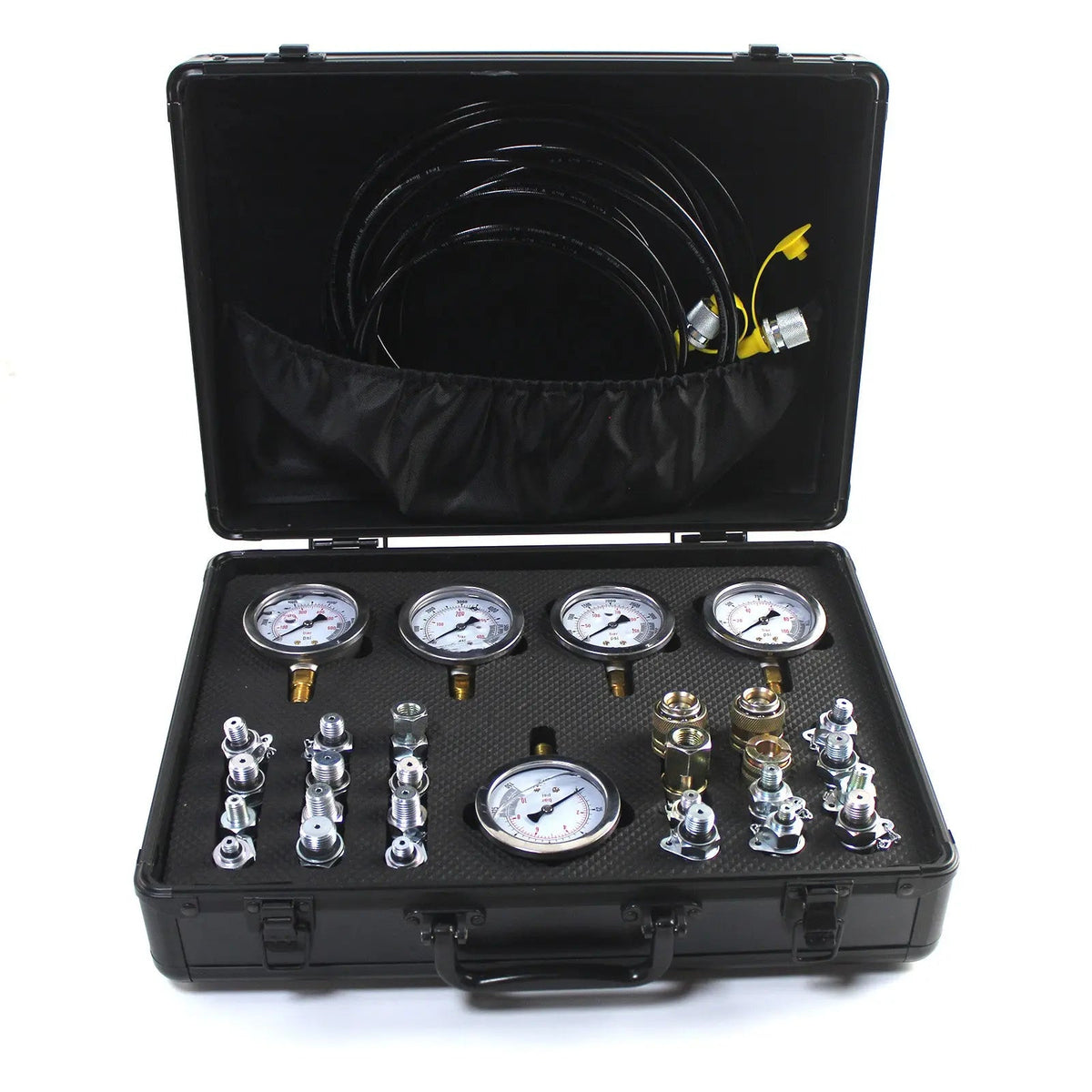 5-Gauge Single-Layer Hydraulic Pressure Test Kit 1/10/25/40/60 MPa for Excavators