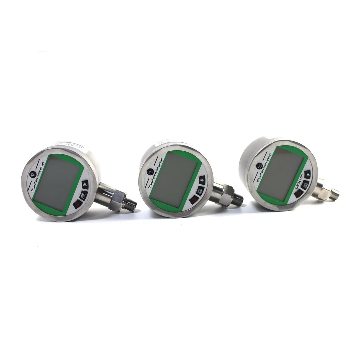 3-Gauge Digital Hydraulic Pressure Gauge Kit 16 MPa x1 and 70 MPa x2 for Excavat - image 6