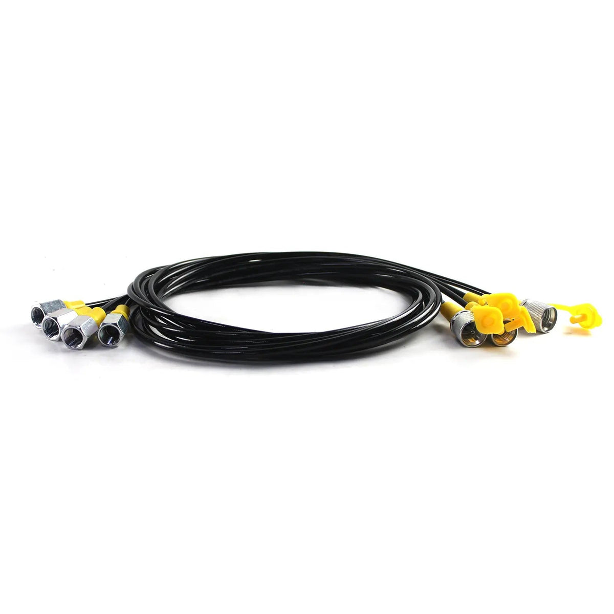4-Gauge Hydraulic Pressure Test Kit 10/25/40/60 MPa with 10 Couplings, 160 cm Ho - image 5