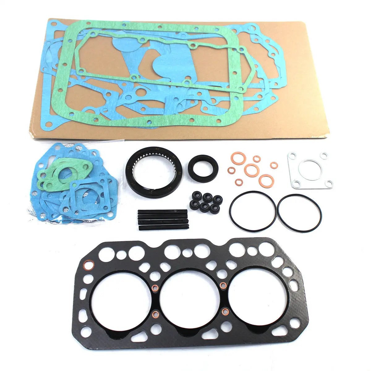 K3M Engine Overhaul Gasket Kit for Mitsubishi MT300 MT301D Tractor - image 3