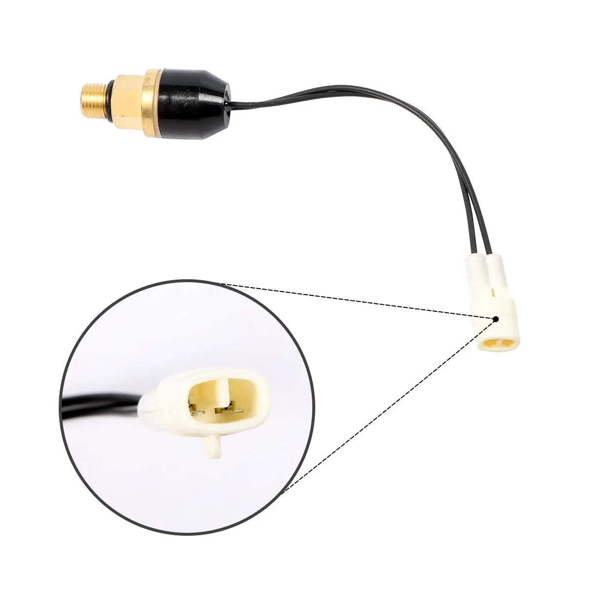 pressure sensor KHR10790 for Sumitomo Excavator SH210 SH240 SH250 A1 A2 A3 A5 - image 2