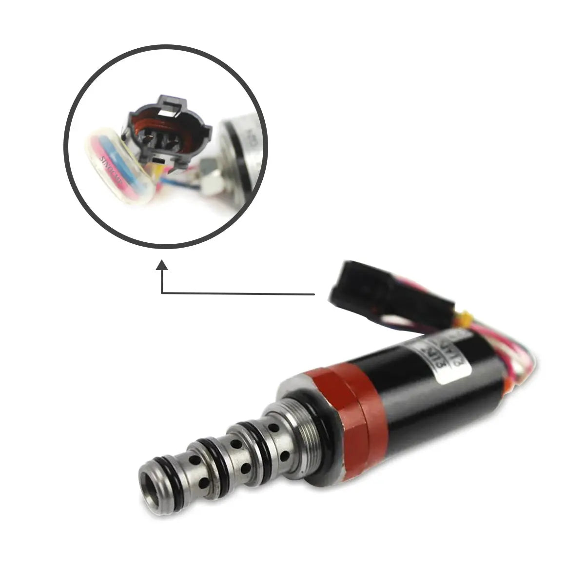 solenoid valve KWE5K-20 for Sumitomo SH135 Excavator - image 2
