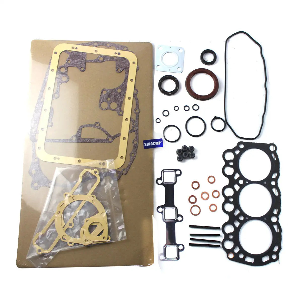 L3E Diesel Engine Gasket Kit for Mitsubishi MX15 MM20 Tractor Loader - image 3