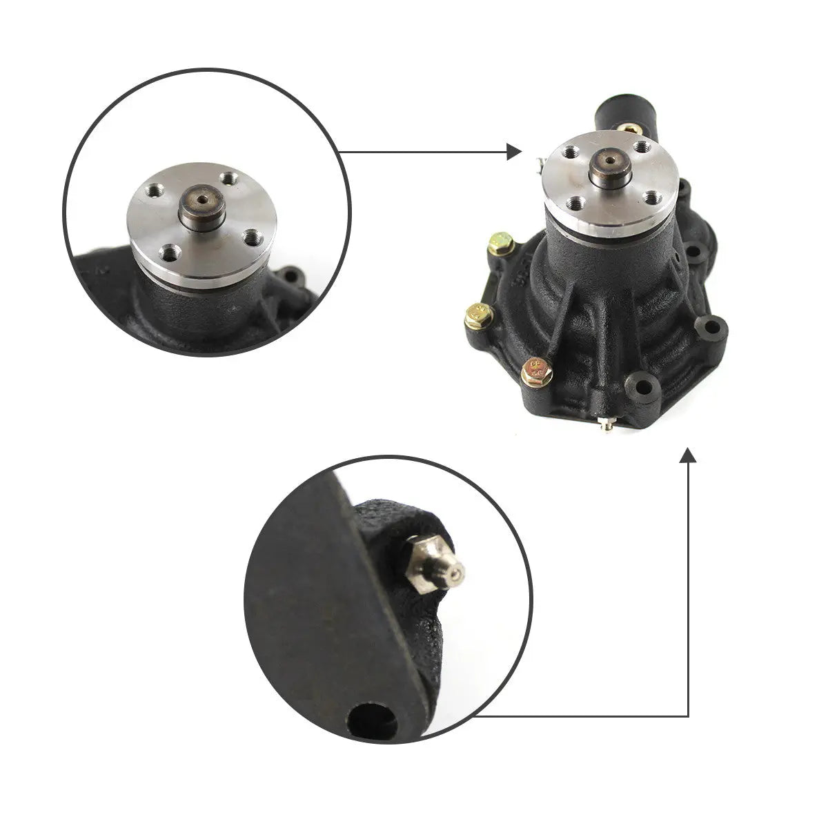MP10552 MP10431 Water Pump for Perkins Engine 804C-33 804D-33 - image 2