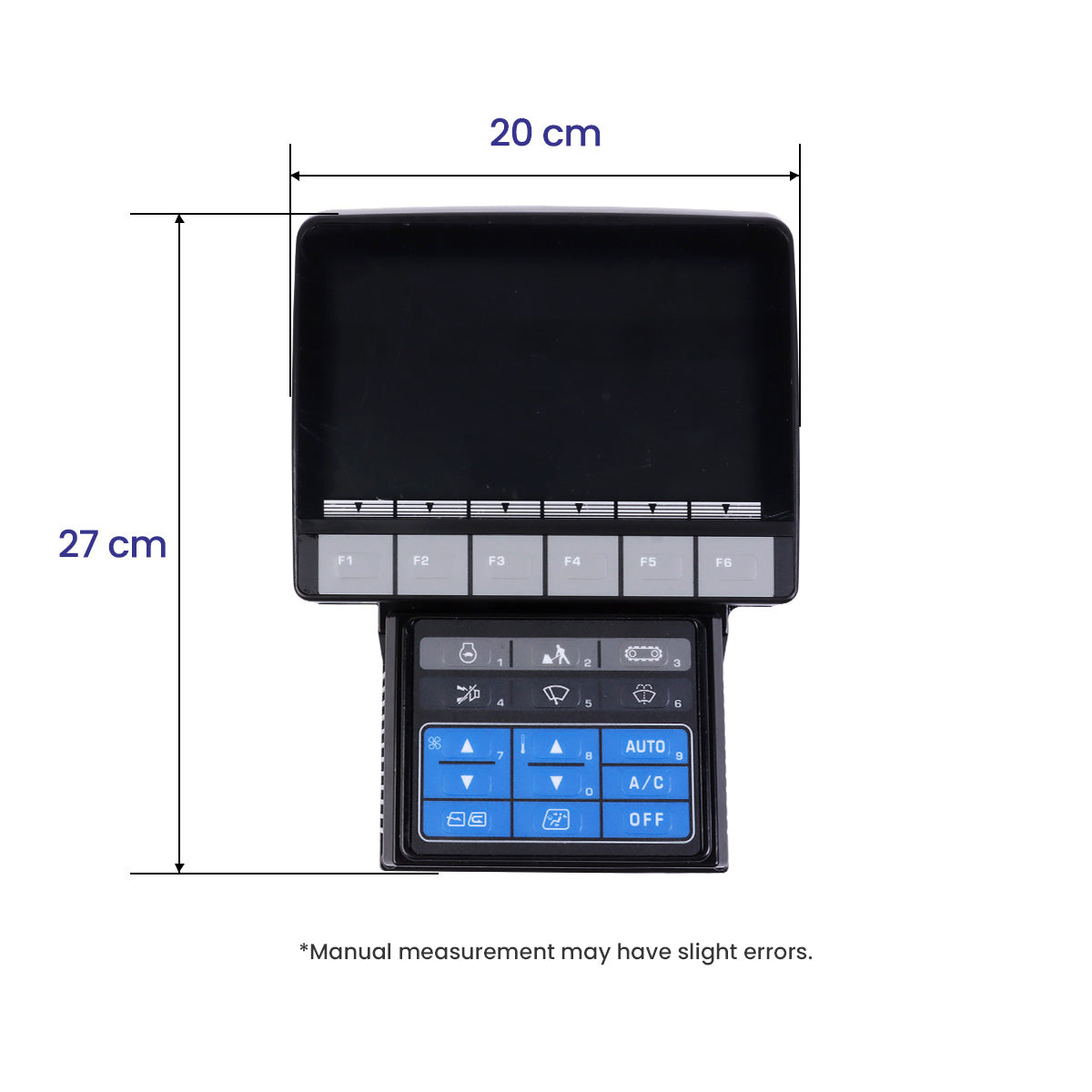 Topsealkit 7835-35-2005 monitor display panel, for Komatsu Excavator PC228USLC-10 PC210LC-10 - image 3