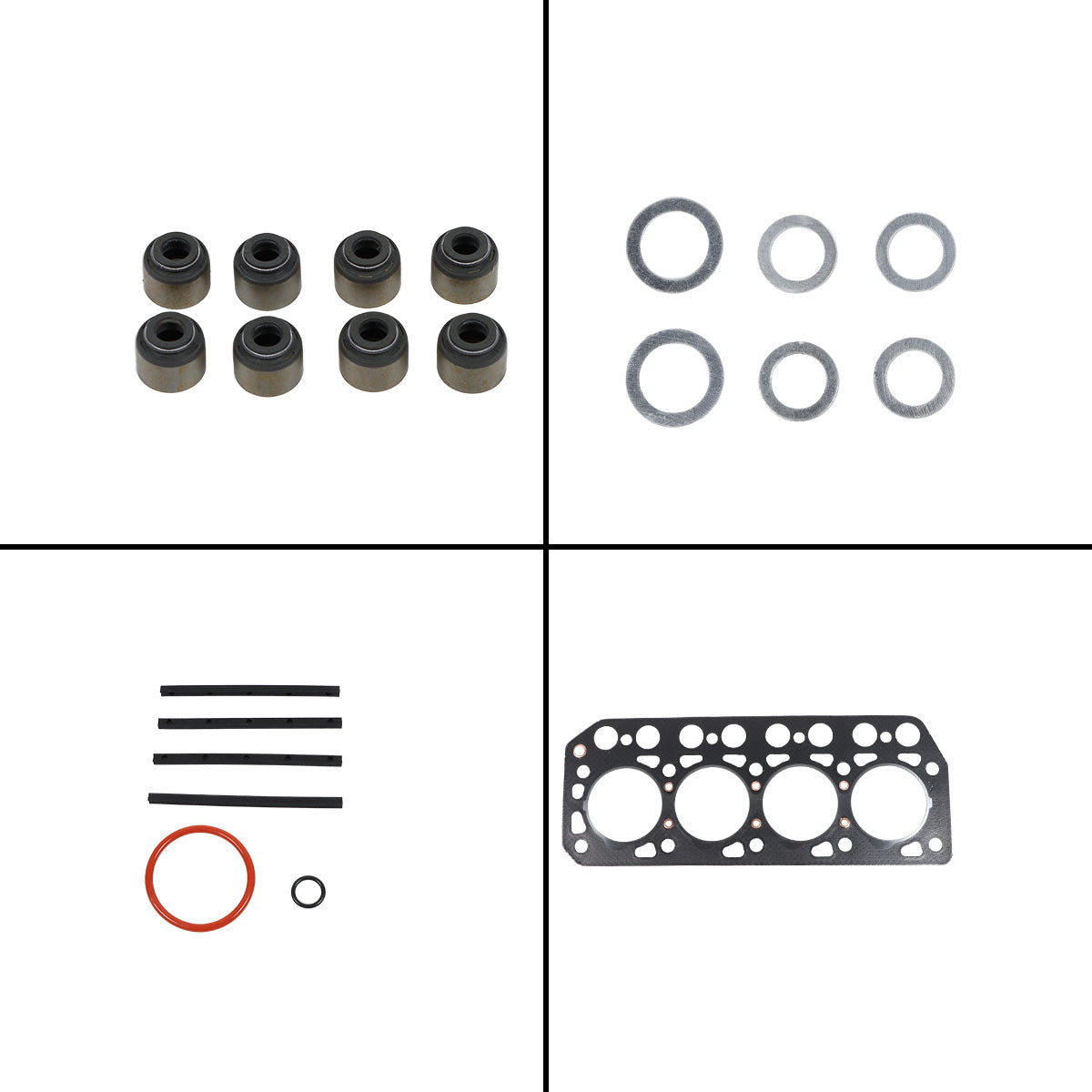 Overhaul Gasket Kit for Mitsubishi K4D Engine - image 2