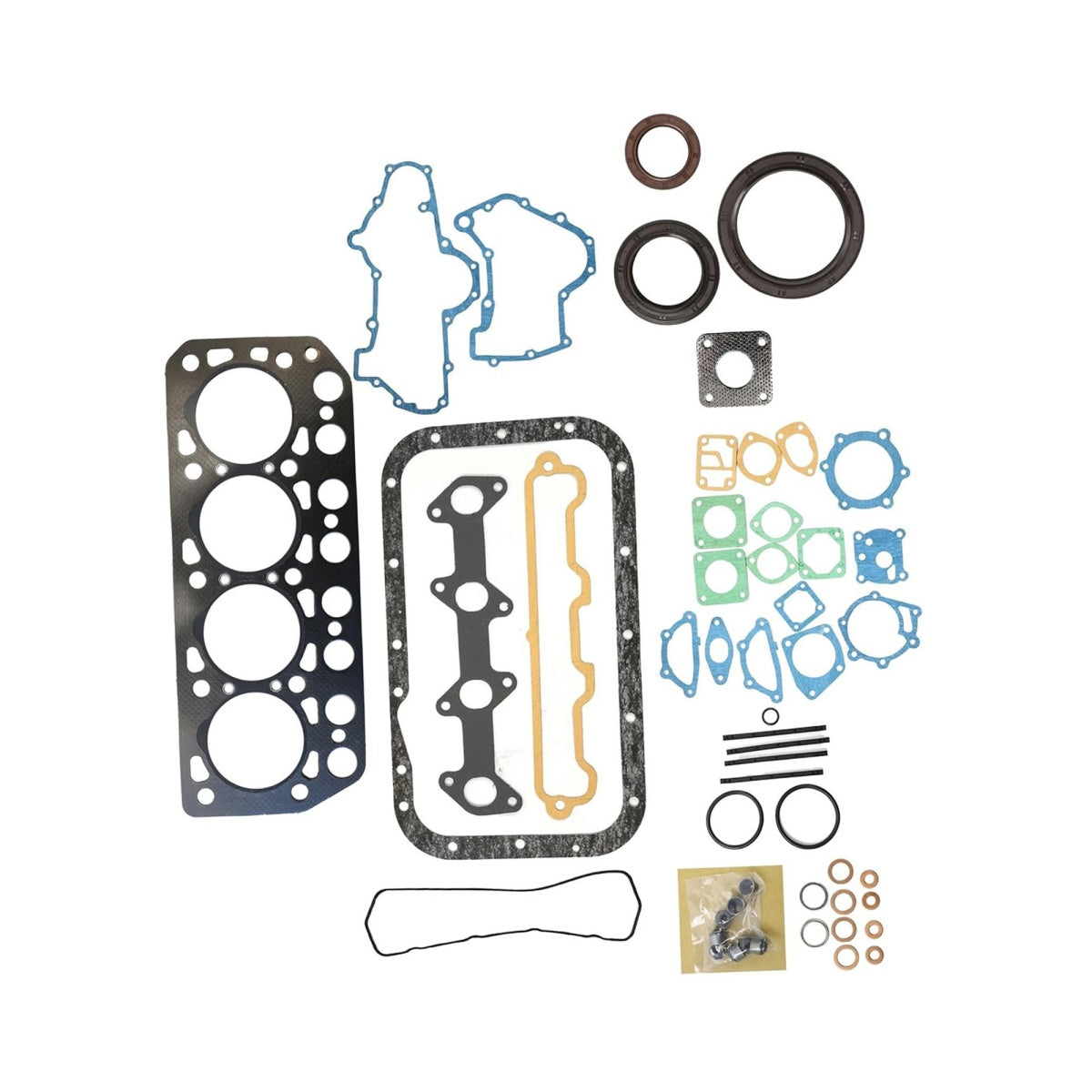 Overhaul Gasket Kit for Mitsubishi K4E-DI K4E Engine Hanix N260 N350 M212T Excavator - image 3