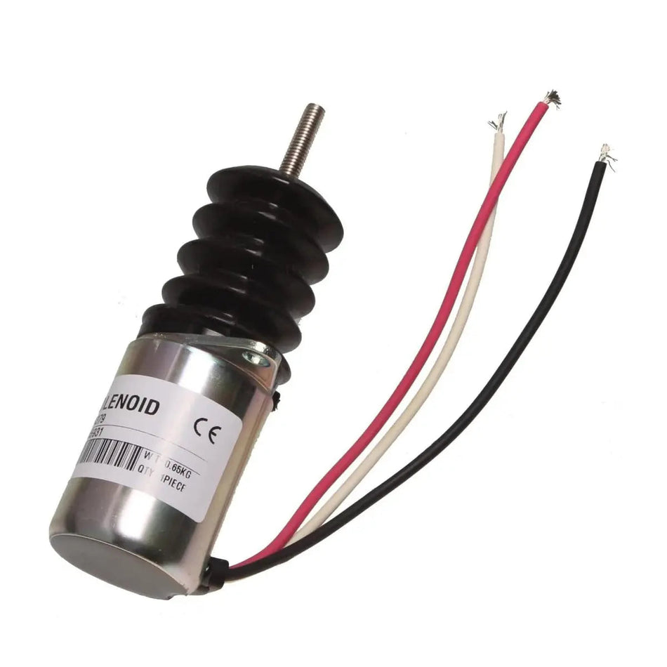 P610-A1V12 fuel shut-off solenoid for Trombetta Excavator - image 2