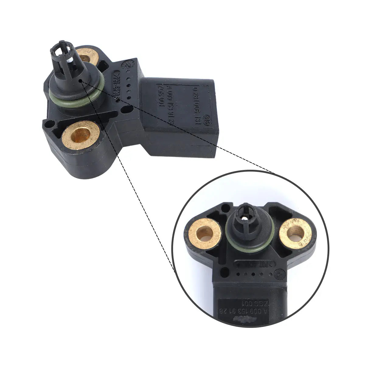 Topsealkit A0091539128 sensor, for Mercedes Benz Intake Air Manifold Absolute Excavator - image 3