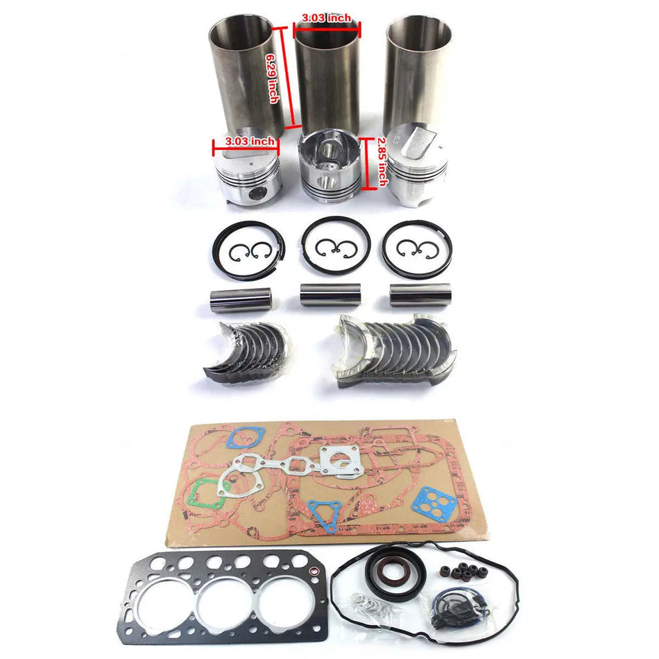 S3L S3L2 Engine Overhaul Rebuild Kit for Mitsubishi S3L2 S3L EB250 EB300 EB306 - image 2