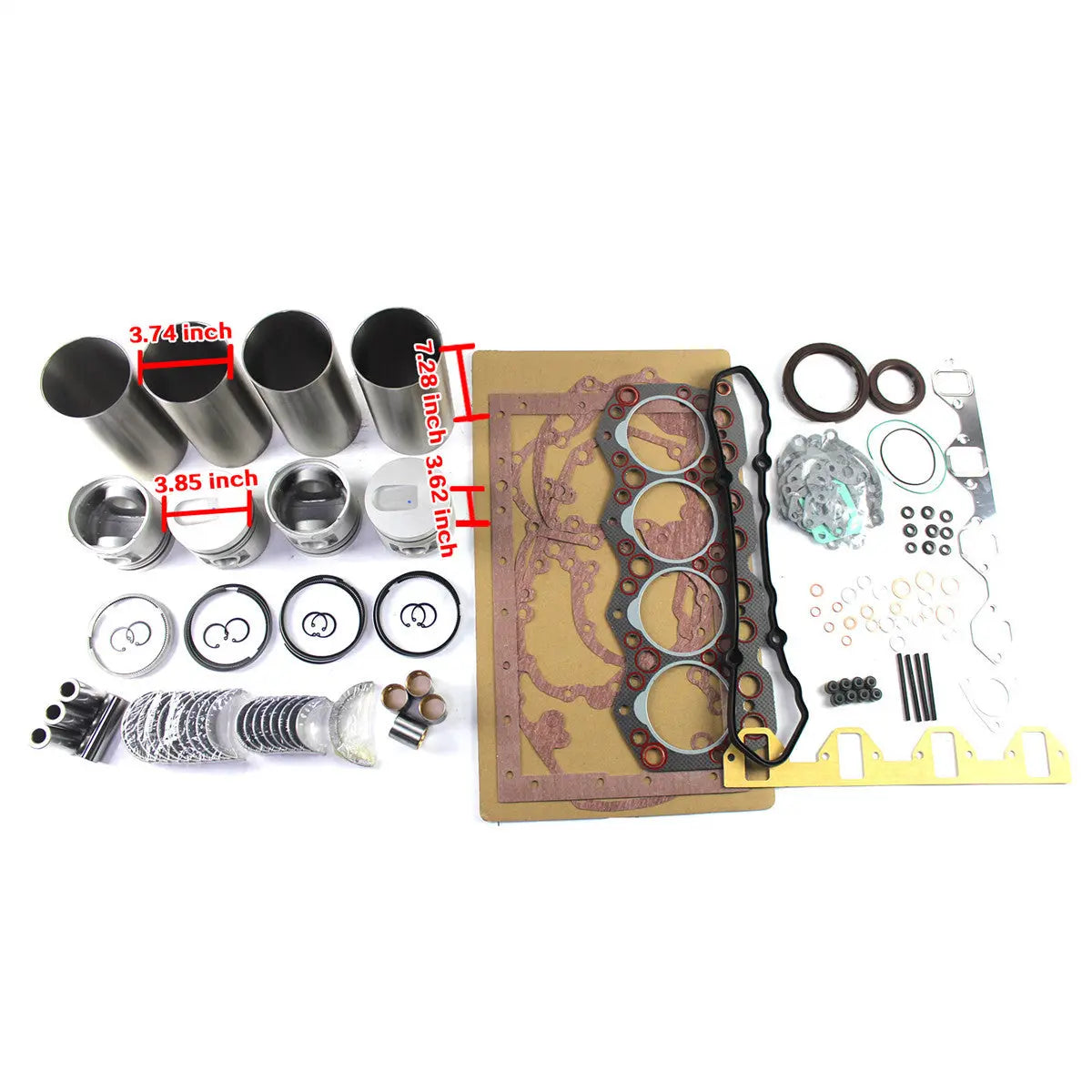 S4E2 Engine Rebuild Kit for Mitsubishi BD2G-2B5 Crawler Tractor - image 2