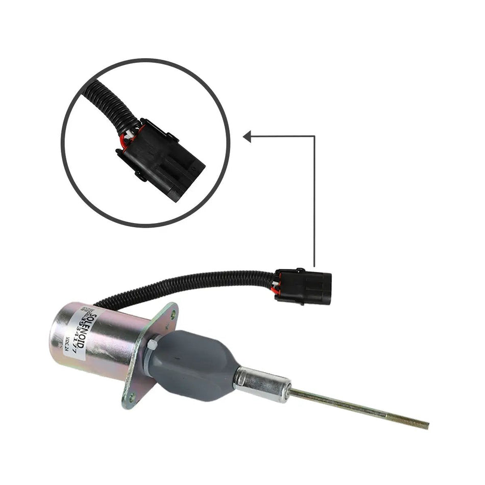 SA-4697-24 fuel shut-off solenoid for Cummins 5.9 Engine - image 2
