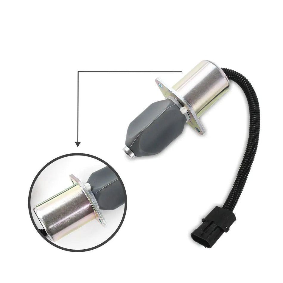 fuel shut-off solenoid SA-4754-12 for Cummins Engine - image 2